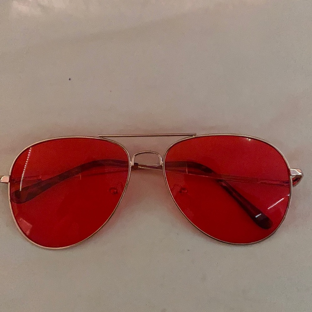 red spring break sunglasses